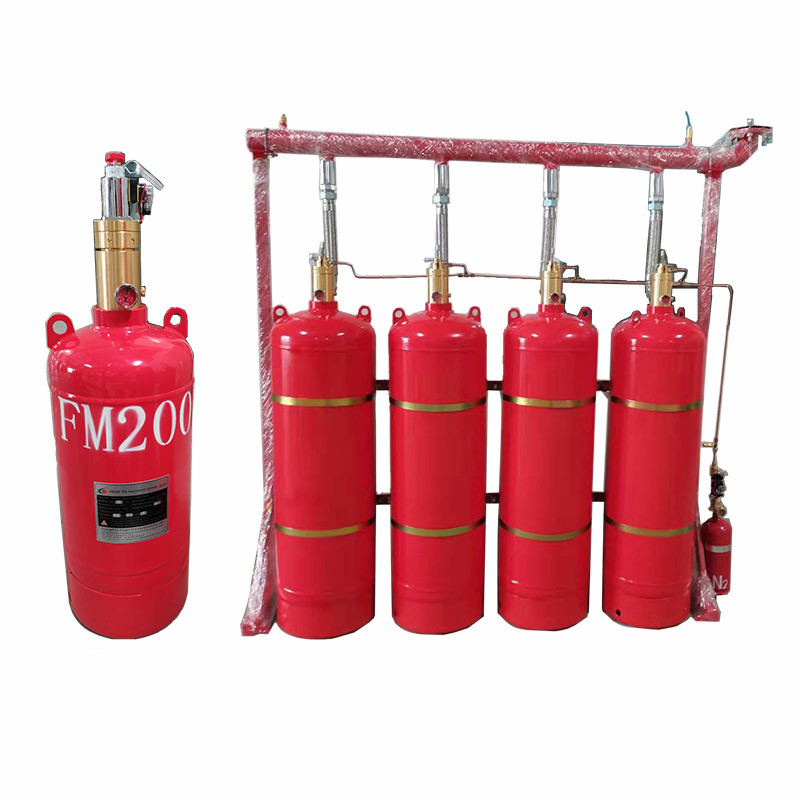 Red DC24V 1.6A FM200 Pipe Network System 10s Discharge Time