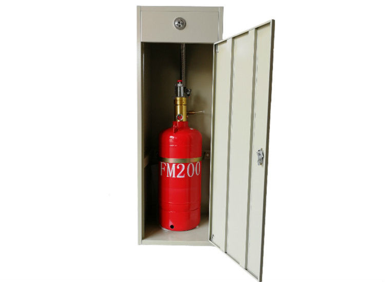 गंधहीन FM200 अग्नि शमन प्रणाली / Heptafluoropropane अग्नि शमन प्रणाली कैबिनेट प्रकार