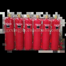 Red FM200 Fire Extinguishing System For High Fire Rating A Fires 90L