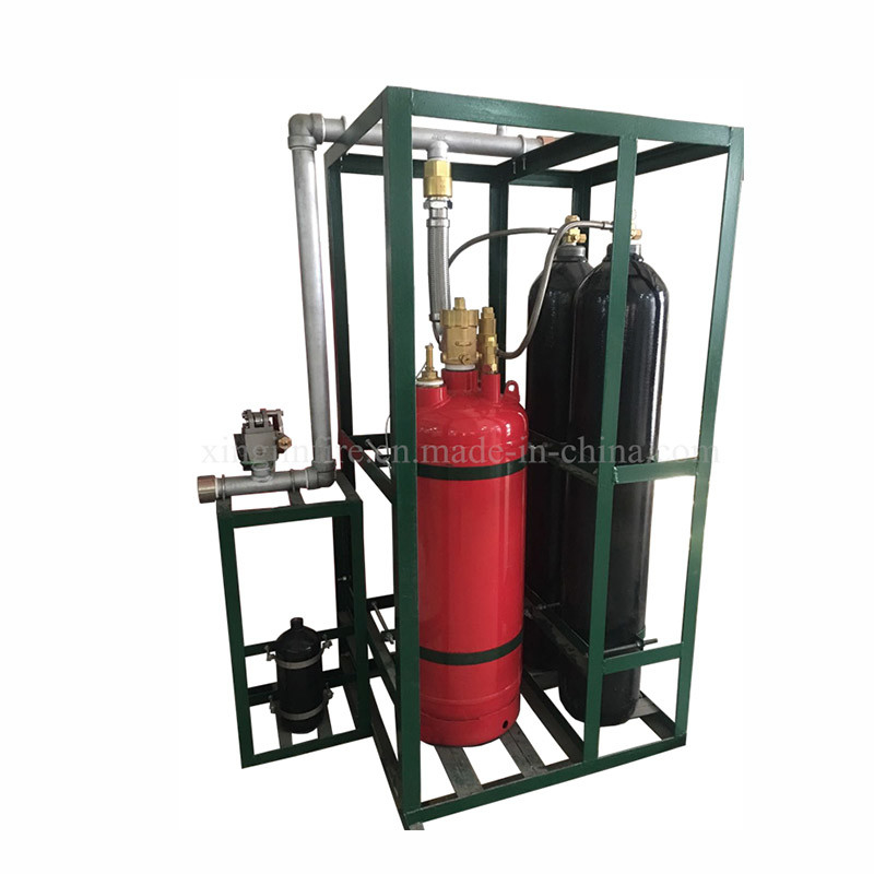 High Safety FM200 Piston Fire Suppression Station with Online Technical Support